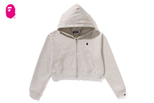APE HEAD ONE POINT CROPPED ZIP HOODIE