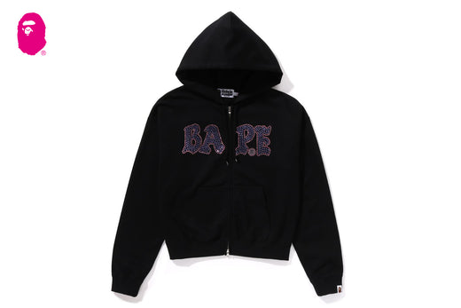 CRYSTAL STONE BAPE ZIP HOODIE