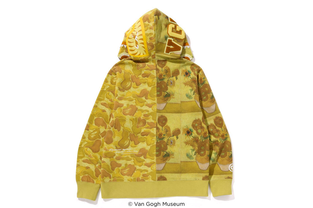 XL極少 BAPE VGM Gogh SHARK FULL ZIP HOODIE BAPE X VGM 】SHARK FULL ZIP HOODIE | bape.com