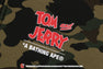 【 BAPE X TOM AND JERRY 85TH 】TOM 1ST CAMO FULL ZIP HOODIE