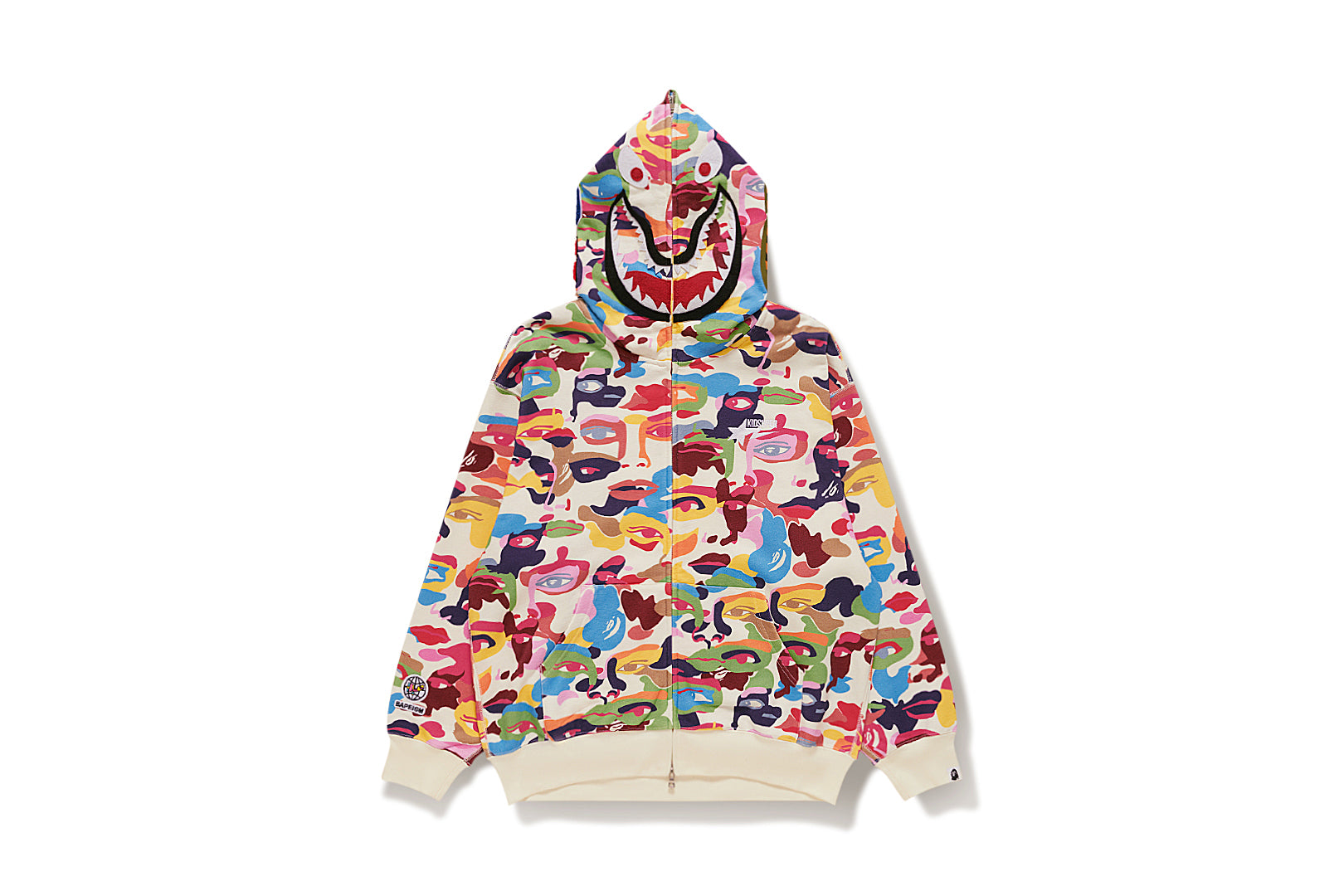 BAPE X KIDSUPER 】CAMO SHARK FULL ZIP HOODIE | bape.com
