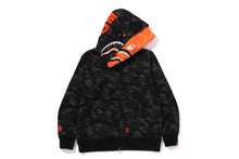 【 BAPE X PORTER STAND 】SHARK FULL ZIP DOUBLE HOODIE