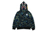 【 BAPE X 88RISING 】GLOW IN THE DARK CAMO SHARK FULL ZIP HOODIE