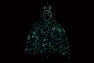 【 BAPE X 88RISING 】GLOW IN THE DARK CAMO SHARK FULL ZIP HOODIE