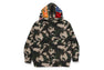 MAP CAMO SHARK RELAXED FIT FULL ZIP HOODIE