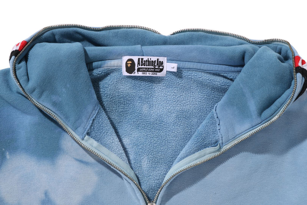 ★LORES★2025SS 超新作★Blur L-oval Dyed Zip Hoodie★3色 LORES Blur L-oval Dyed Zip Hoodie