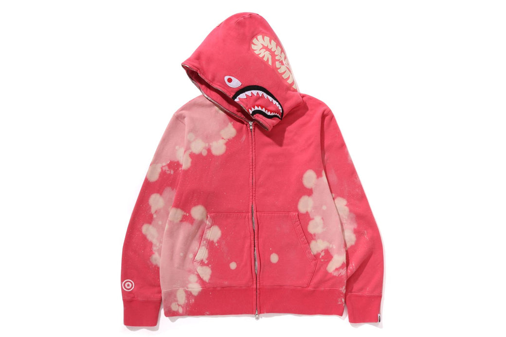 国内配送★A BATHING APE★HAND DYE SHARK フルジップフーディ 1ST SHARK FULL ZIP HOODIE | bape.com