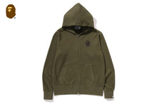 PIGMENT DYE THERMAL ZIP HOODIE