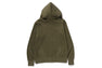 PIGMENT DYE THERMAL ZIP HOODIE