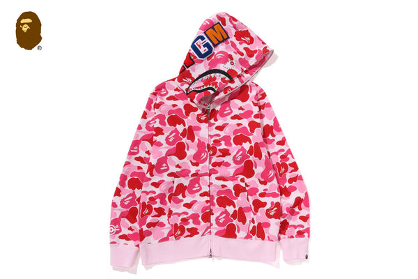 ABC CAMO CRYSTAL STONE SHARK FULL ZIP HOODIE | bape.com