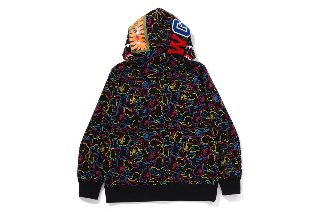希少 美品 アベイシングエイプ シャーク ロゴ ブラック 半袖 T