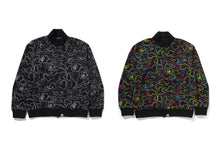 NEON CAMO JACQUARD TRACK JACKET