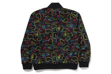 NEON CAMO JACQUARD TRACK JACKET