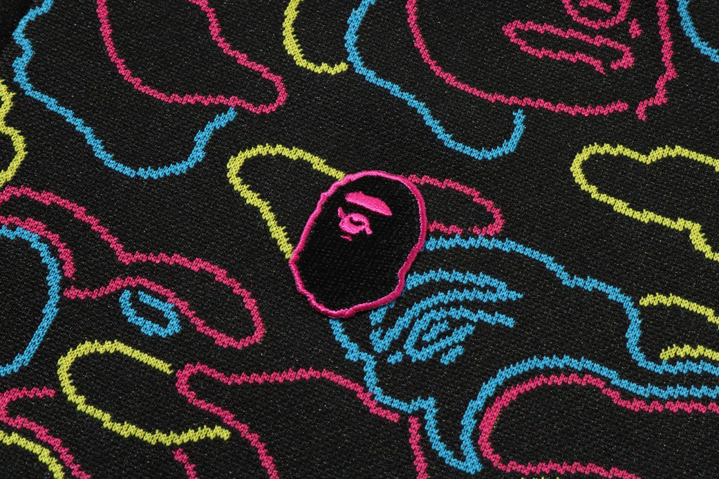 【A BATHING APE】NEON CAMO JACQUARD TRACK JACKET 要在庫確認 NEON CAMO JACQUARD TRACK JACKET | bape.com