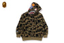 1ST CAMO JACQUARD SHARK RELAXED FIT FULL ZIP HOODIE