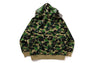 ABC CAMO POLYESTER RELAXED FIT SHARK FULL ZIP HOODIE