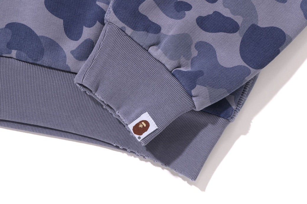 ABC CAMO CRYSTAL STONE SHARK CROPPED FULL ZIP HOODIE | bape.com