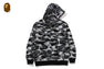 PALM TREE CAMO RELAXED FIT SHARK FULL ZIP HOODIE