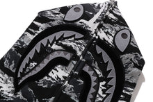 PALM TREE CAMO RELAXED FIT SHARK FULL ZIP HOODIE