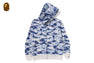 PALM TREE CAMO RELAXED FIT SHARK FULL ZIP HOODIE