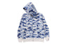 PALM TREE CAMO RELAXED FIT SHARK FULL ZIP HOODIE
