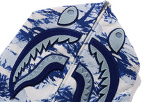 PALM TREE CAMO RELAXED FIT SHARK FULL ZIP HOODIE