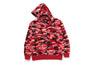 PALM TREE CAMO RELAXED FIT SHARK FULL ZIP HOODIE