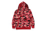 PALM TREE CAMO RELAXED FIT SHARK FULL ZIP HOODIE