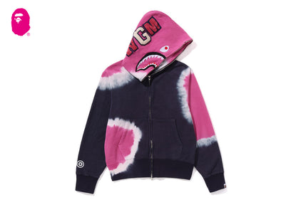HAND DYE SHARK FULL ZIP HOODIE