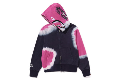 HAND DYE SHARK FULL ZIP HOODIE