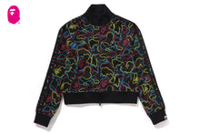 NEON CAMO JACQUARD TRACK JACKET