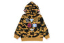 1ST CAMO PATCH PRINT SHARK ZIP HOODIE