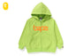 BAPE RELAXED FIT PIGMENT DYE ZIP HOODIE