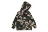 MAP CAMO SHARK ZIP HOODIE