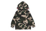 MAP CAMO SHARK ZIP HOODIE