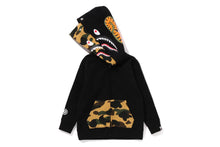 1ST CAMO SHARK ZIP DOUBLE HOODIE