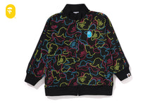 NEON CAMO JACQUARD TRACK JACKET