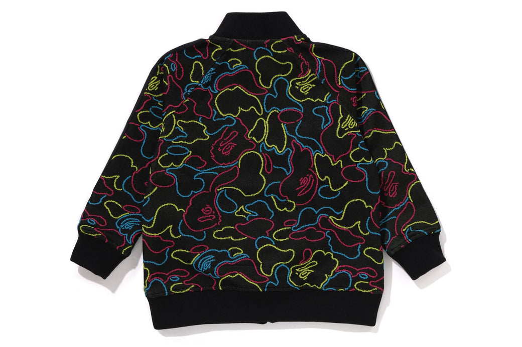NEON CAMO JACQUARD TRACK JACKET | bape.com NEON CAMO JACQUARD TRACK JACKET | bape.com