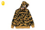 1ST CAMO PATCH PRINT SHARK ZIP HOODIE