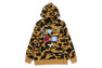 1ST CAMO PATCH PRINT SHARK ZIP HOODIE