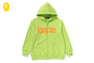 BAPE RELAXED FIT PIGMENT DYE ZIP HOODIE