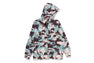 MAP CAMO SHARK ZIP HOODIE