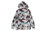 MAP CAMO SHARK ZIP HOODIE