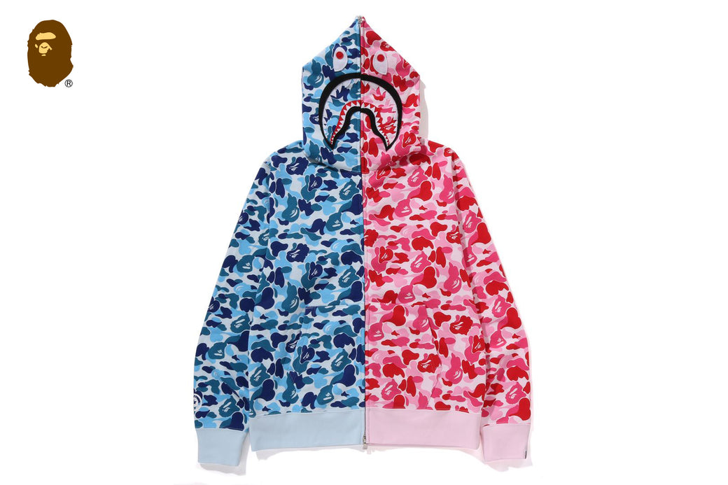 Abc Camo Shark Zip Hoodie Bape Sweatshirt Kids ABC CAMO SEPARATE