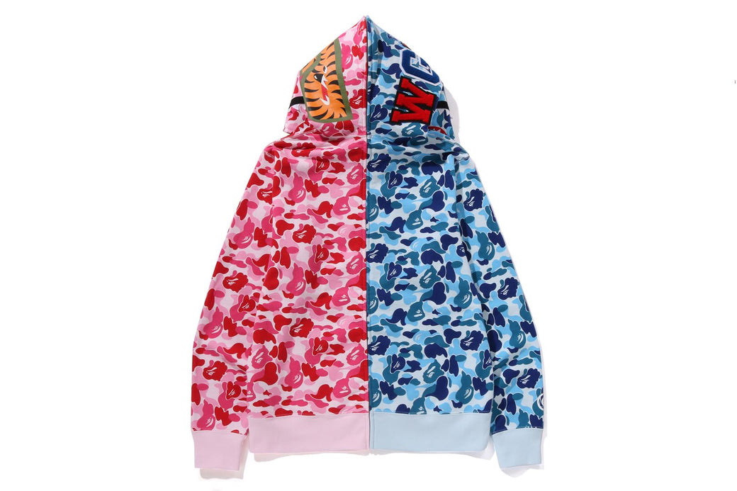BAPE ABC CAMO FULL ZIP HOODIE パーカー A Bathing Ape Men ABC Camo Bape Full Zip Hoodie blue