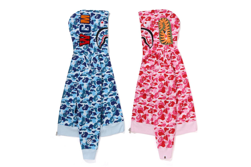 ABC CAMO SEPARATE SHARK FULL ZIP HOODIE | bape.com
