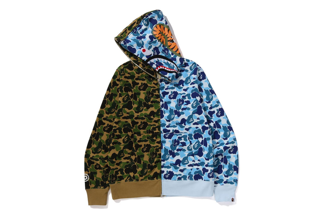 BAPE ABC CAMO FULL ZIP HOODIE パーカー ABC CAMO SEPARATE SHARK FULL ZIP HOODIE | bape.com