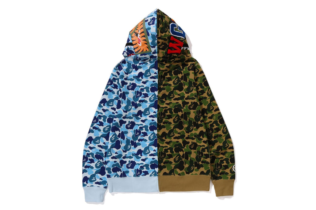 ABC CAMO SEPARATE SHARK FULL ZIP HOODIE | bape.com
