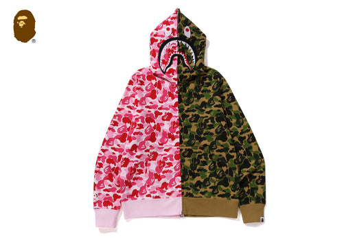 ABC CAMO SEPARATE SHARK FULL ZIP HOODIE