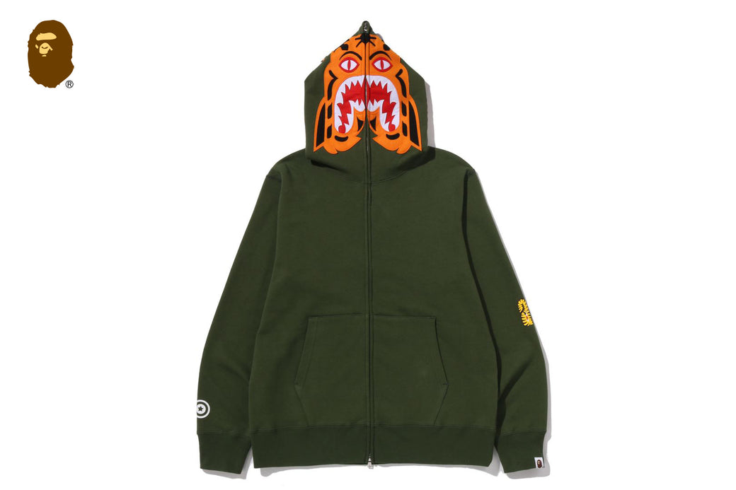 TIGER FULL ZIP HOODIE | bape.com